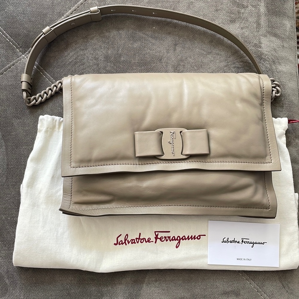 Ferragamo Viva Puffy Shoulder Bag